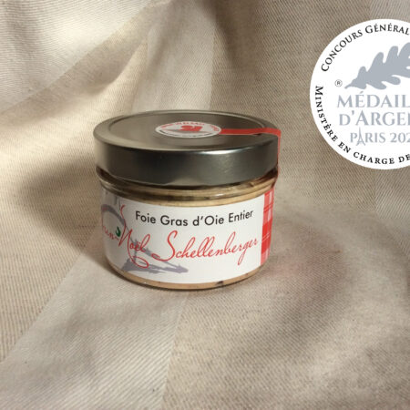 Verrine de foie gras d'oie entier mi-cuit (180g)