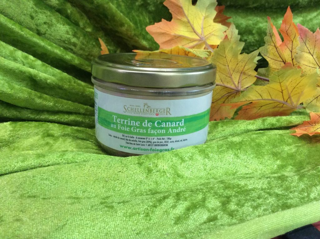Terrine de viande de canard au foie gras (30) façon André (180g
